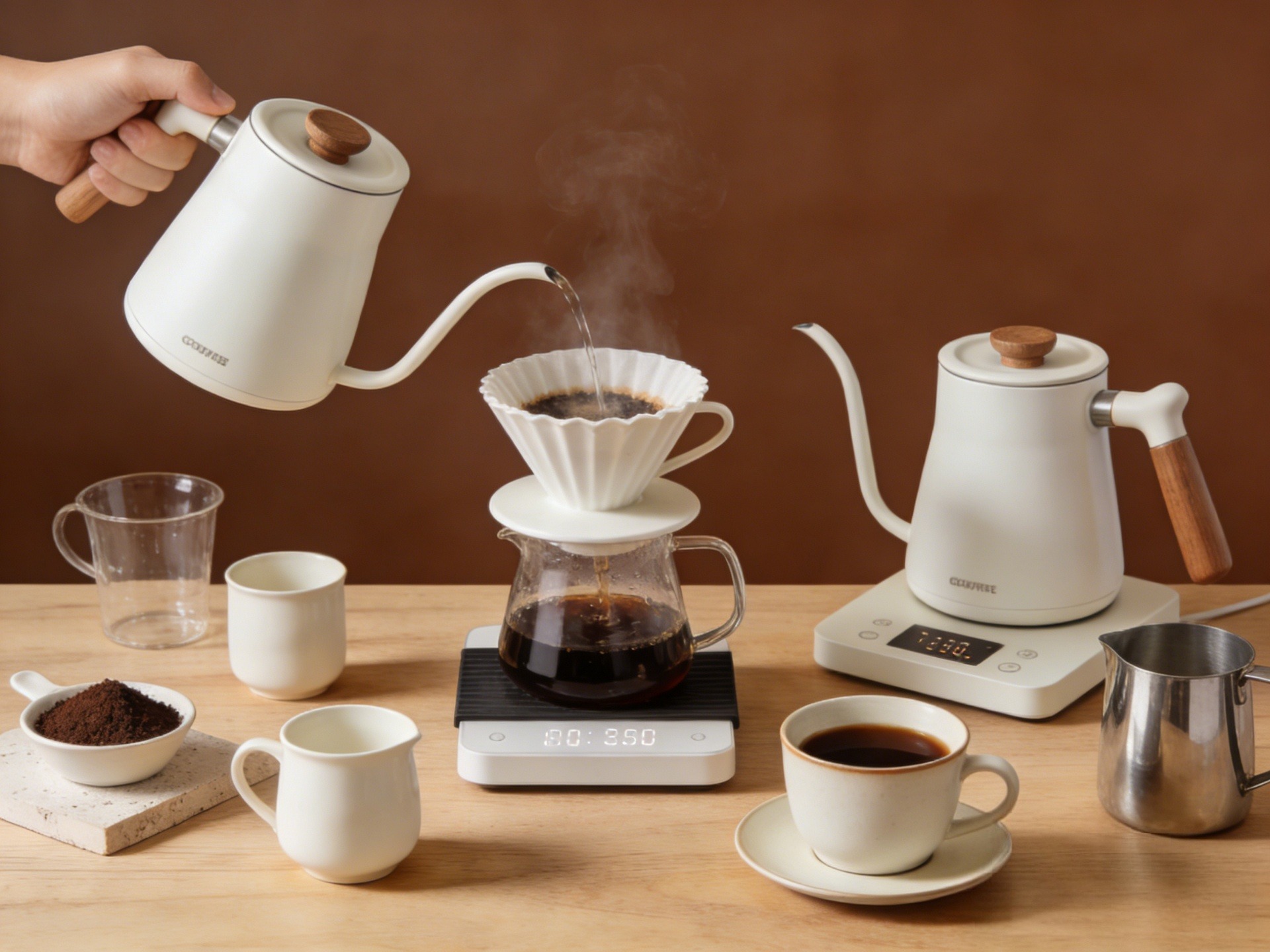 工业电器设备，灰色金属外壳，多个控制开关，工厂车间背景，日光照明